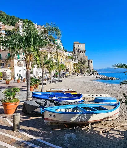 Professional taxi service to Cetara, the traditional fishing village famous for its anchovies.